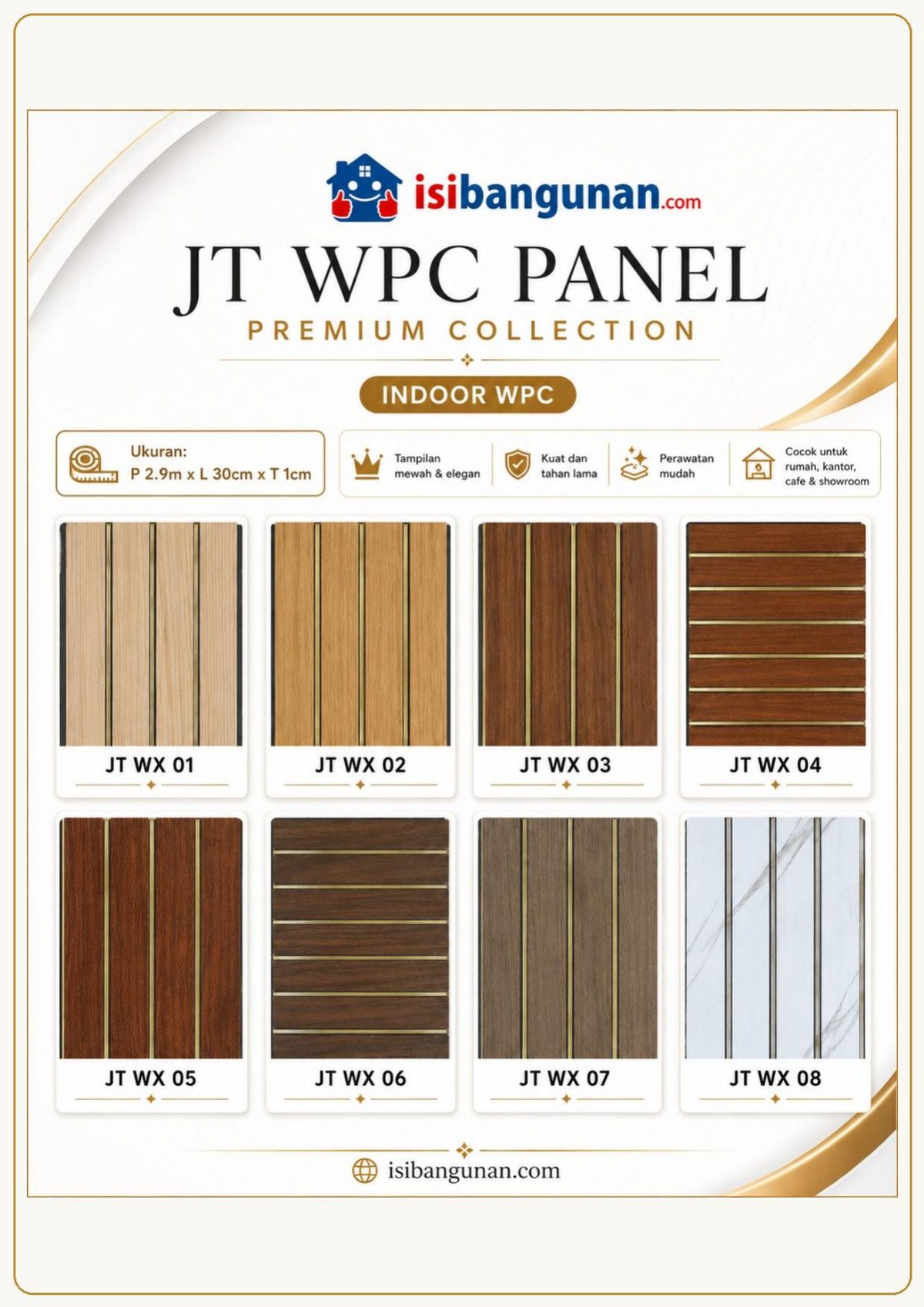 Katalog wallpanel WPC dinding Isibangunan halaman 10
