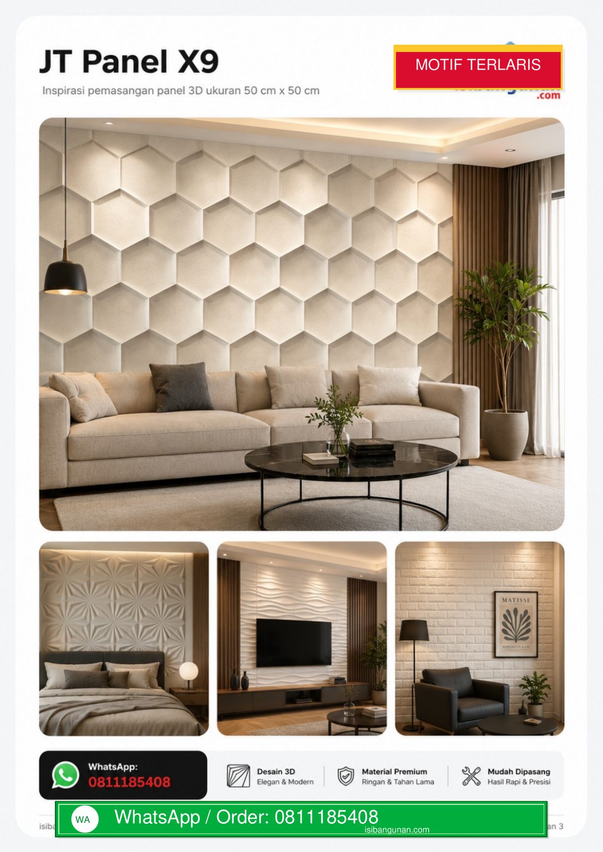 Katalog wallpanel WPC dinding Isibangunan halaman 13